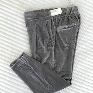 Getting ready for the holidays! Light grey velvet pants. New with tags.